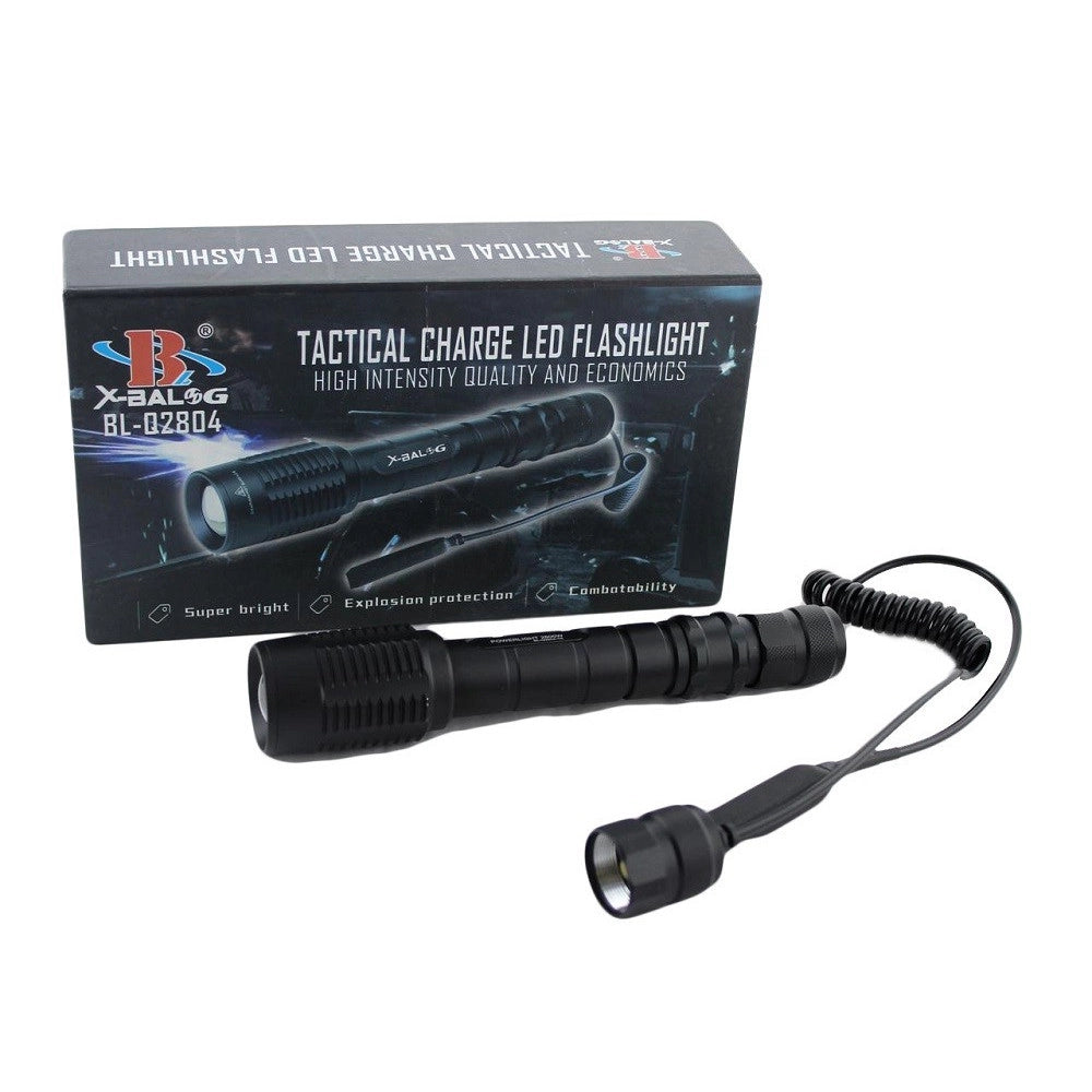 Trade Shop - Torcia 50000 Lumen Tattica/militare Per Fucile Led T6 Ricaricabile Zoom Bl-q2804 -