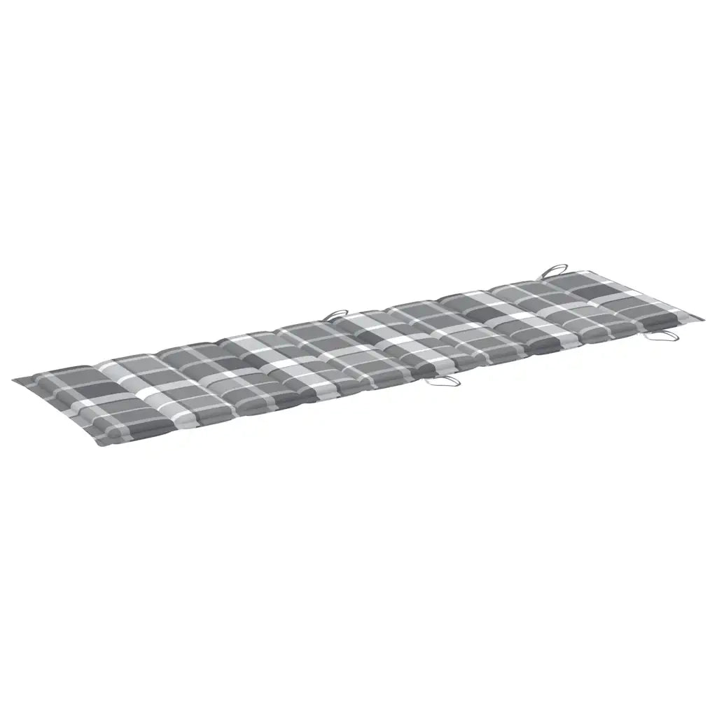 Lettini Prendisole 2 pz con Tavolo e Cuscini in Legno d'Acacia 3077390