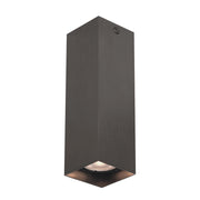 Spot soffitto moderno marrone quadrato 17cm GU10 Italux