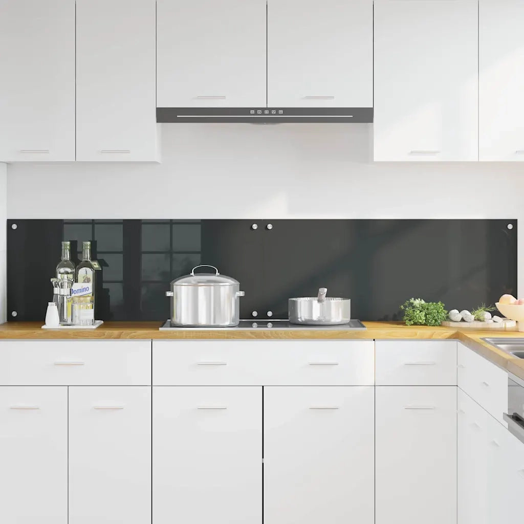 Schienale da cucina 2 pz Grigio scuro 100 x 40 cm CFW4947063