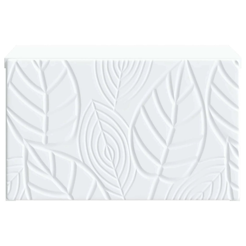 Tavolino da Parete Laterale 2 pcs Bianco 34,5 x 33 x 20 cm 898766