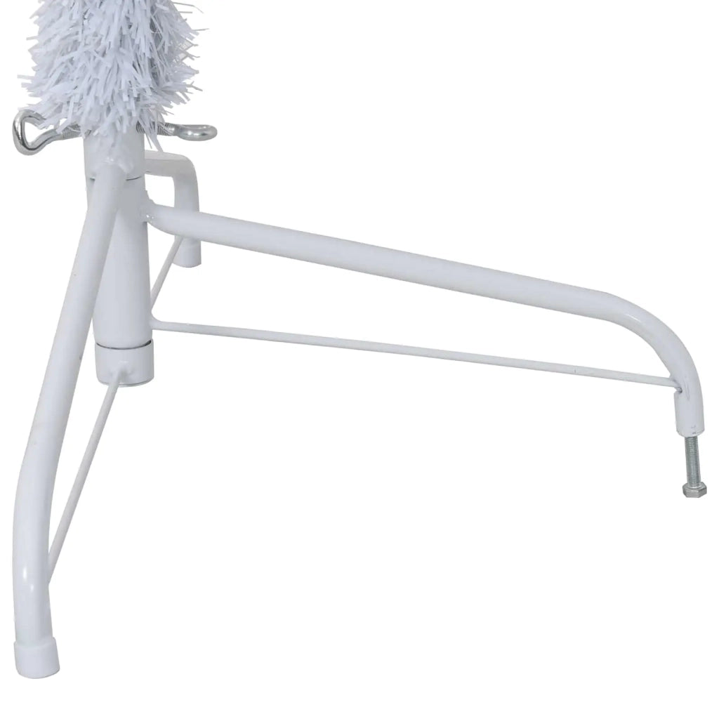 Albero di Natale artificiale Bianco 240 cm PVC e Acciaio