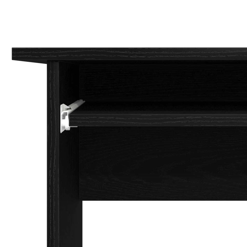 Scrivania  Nero Rovere 120x140x75 cm in Legno ingegnerizzato