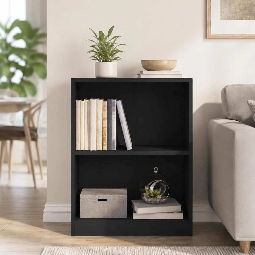 Bookshelf Black 60x24x76 Cm Wood Composite
