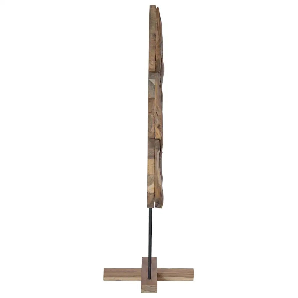 Albero di Natale Marrone 121 cm Legno massello di teak 42017931