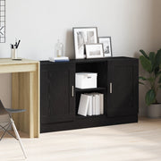 Credenza Rovere Nero 120 x 30,5 x 70 cm Legno multistrato 862521