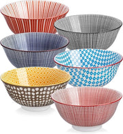 Insalata di Cibi in Ciotola Stacking Set di 6 - Design Colorato e Vivace
