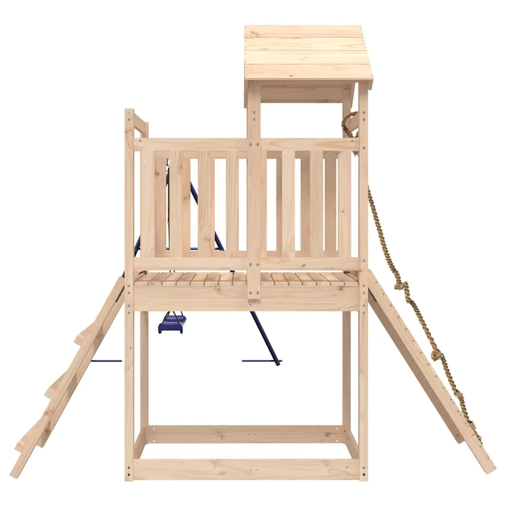 Set da Gioco da Esterno in Legno Massello di Pino 3155870