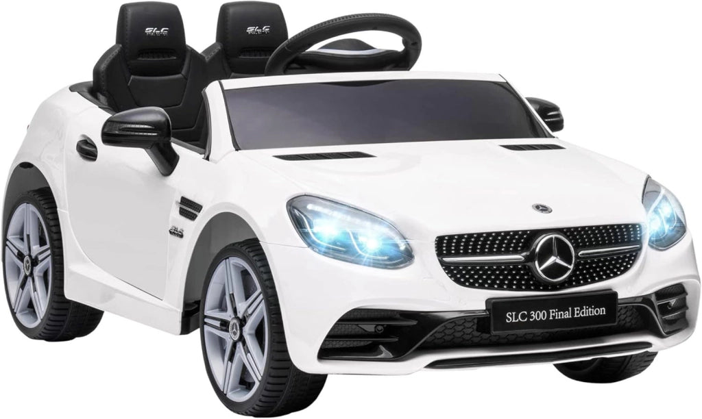 Macchina Elettrica per Bambini Licenza Ufficiale Mercedes SLC 300 "Final Edition" 10,8V 3,1Ah Bianco