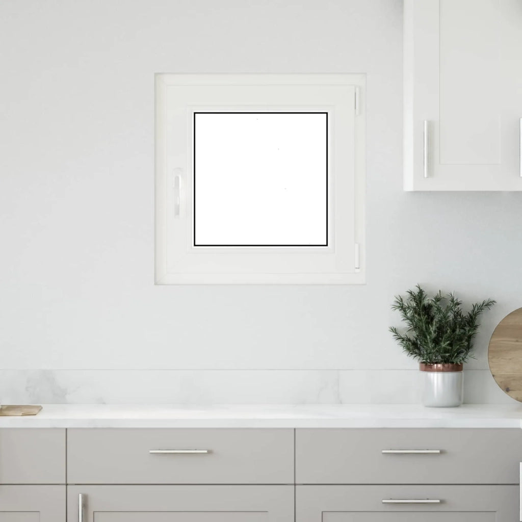 Finestra per Soffitta RISOR 60 x 60 cm PVC e Vetro Bianco CFW3807990