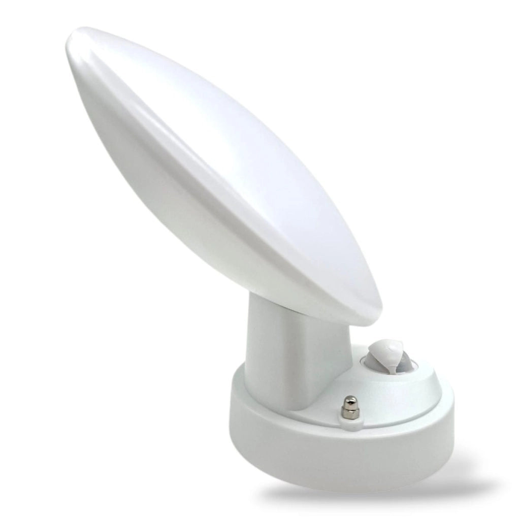 Applique LED Esterno 10W con Sensore Movimento 3 Colori di Luce IP54 Bianco