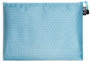 Pacchetto di 2 borse documentali, borse documentali impermeabili con chiusura a cerniera, borse per documenti, borse per ufficio, borse per scuola, borse per cosmetici, dimensioni A6 23 x 12 cm
