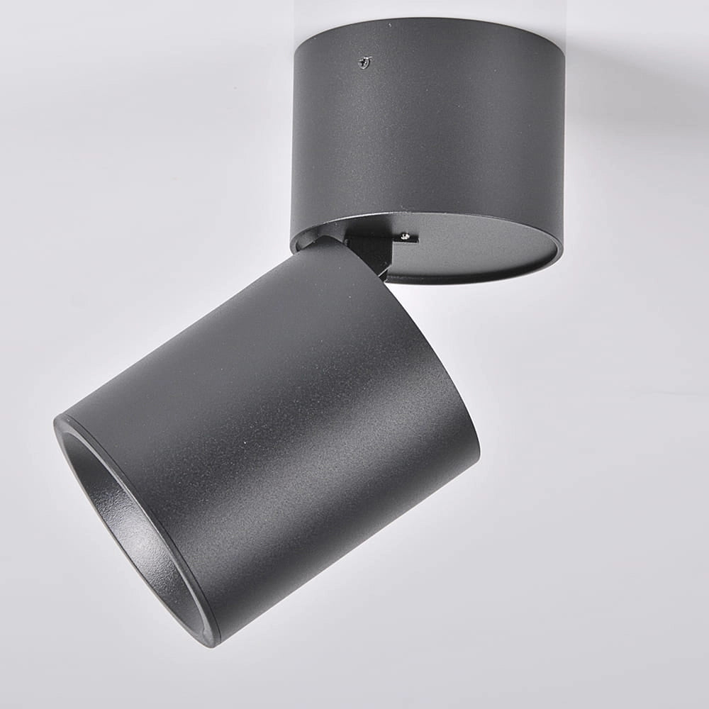 Faretto plafone orientabile GU10 nero Polux Astra 314079