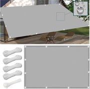 Zonnetenda Acquaparante per Esterni - Protezione UV - 3 x 3 m - Grigio Chiaro