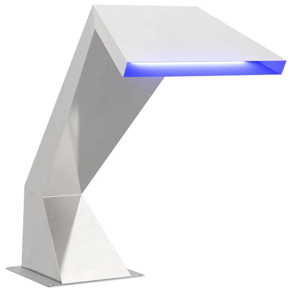 Cascata della Piscina Acciaio Inox 63,5 x 29 x 51 cm Argento 42039235