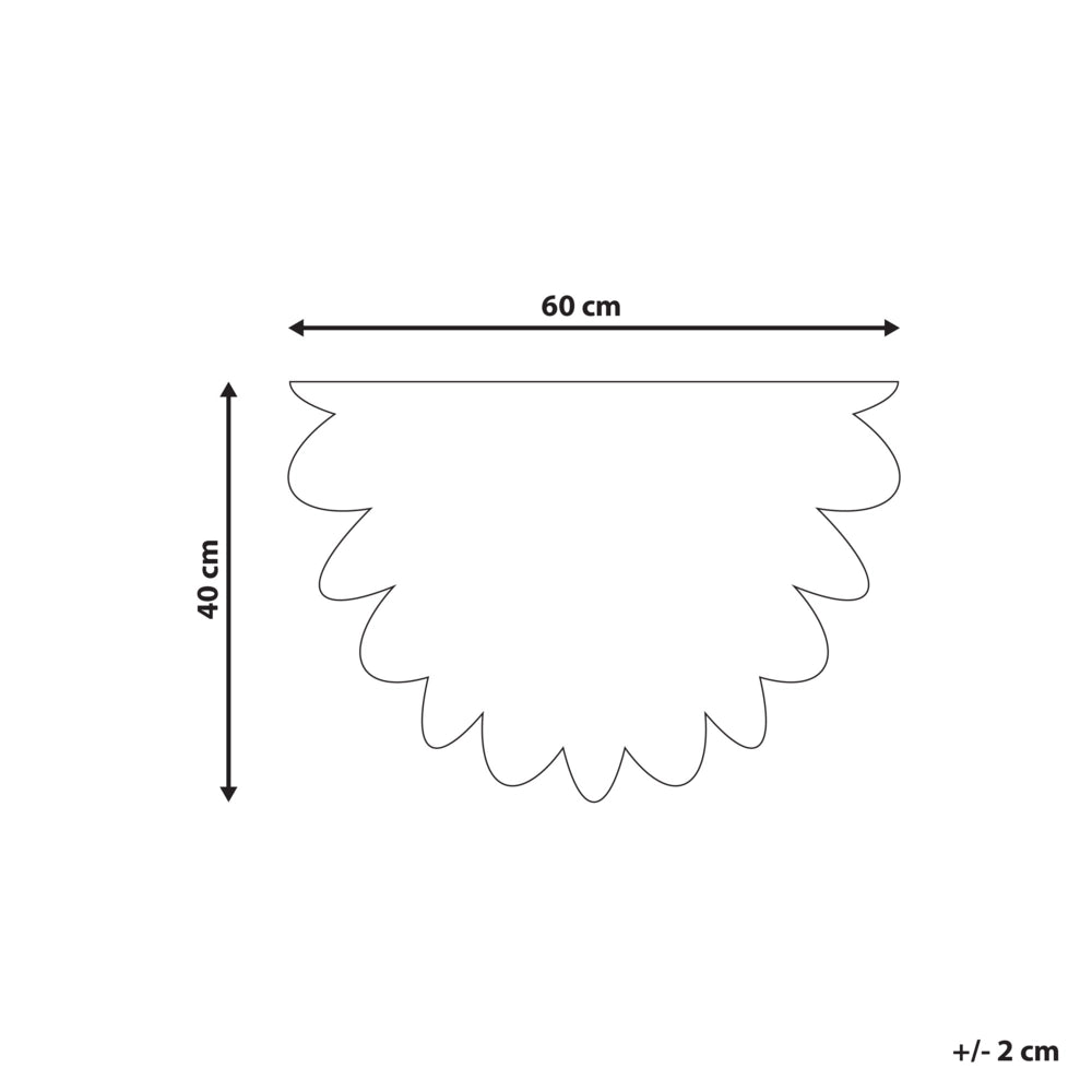 Tappeto per aree Panna Beige Poliestere 40 x 60 cm Motivo effetto invecchiato Tinta unita Tappeto da salotto moderno e minimalista