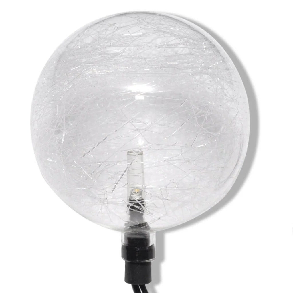 Sfera solare LED galleggiante 3 pezzi diametro 9,5 cm lampada decorativa 2402029