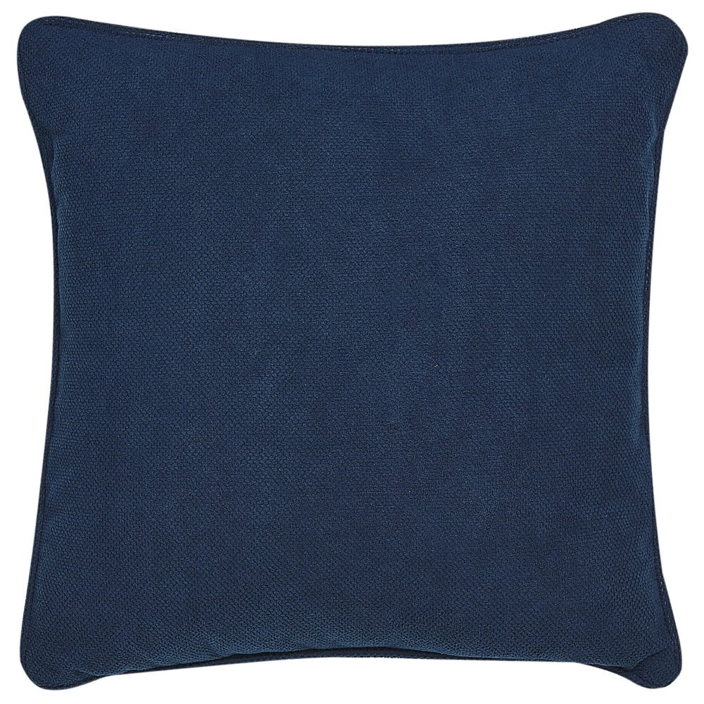 Chaise Lounge Blu Poliestere Tessuto Imbottito Braccioli Cuscino Schienale Design Moderno Soggiorno Simmetrico
