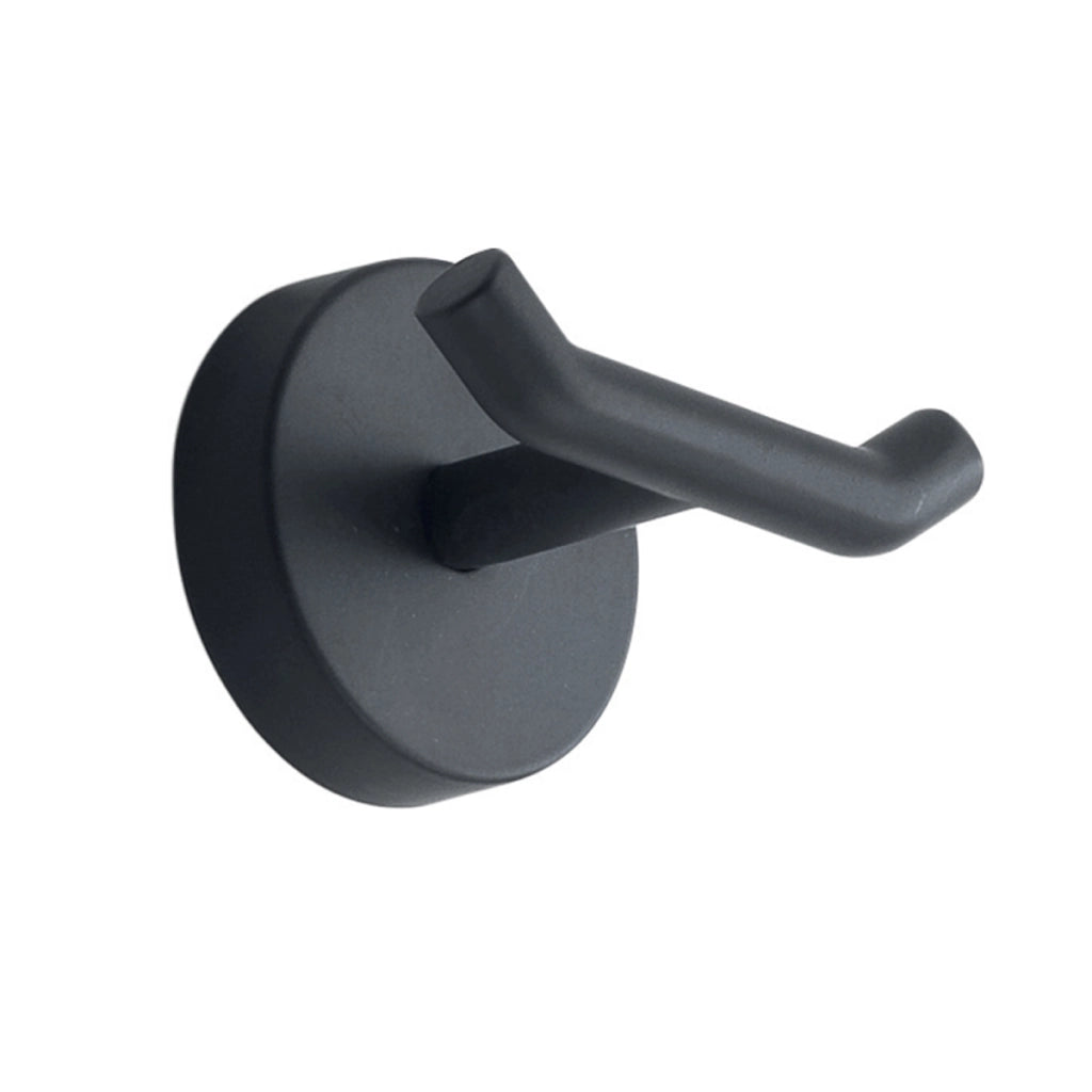 APPENDINO DOPPIO DA PARETE IN ACCIAIO INOX NERO OPACO MODELLO EROS - DIM. CM (LXPXH): 7X4,6X5  - NERO OPACO  - GDY