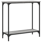 Tavolino Consolle | Tavolo d'Ingresso Grigio Sonoma 75x30,5x75 cm Legno Multistrato