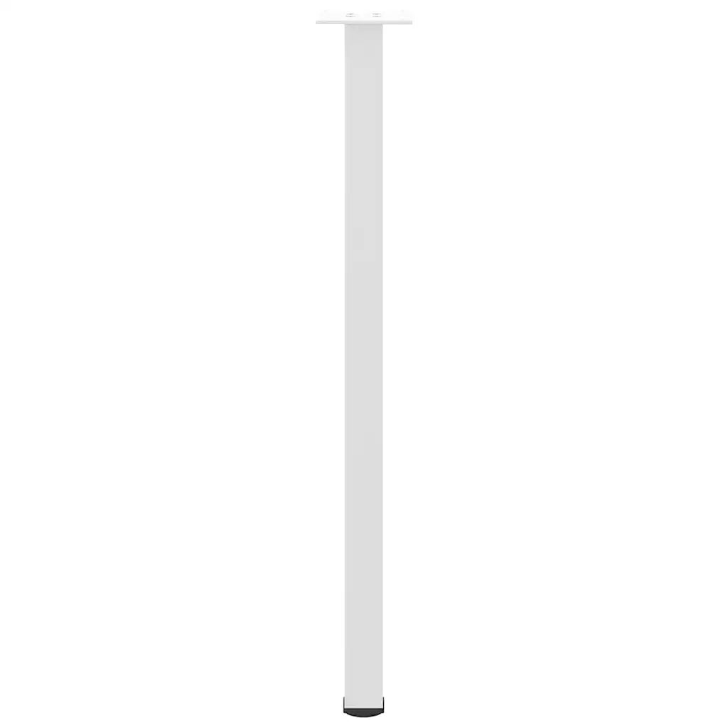 vidaXL Gambe per tavolo consolle 4 pz Bianche 72-74 cm Acciaio
