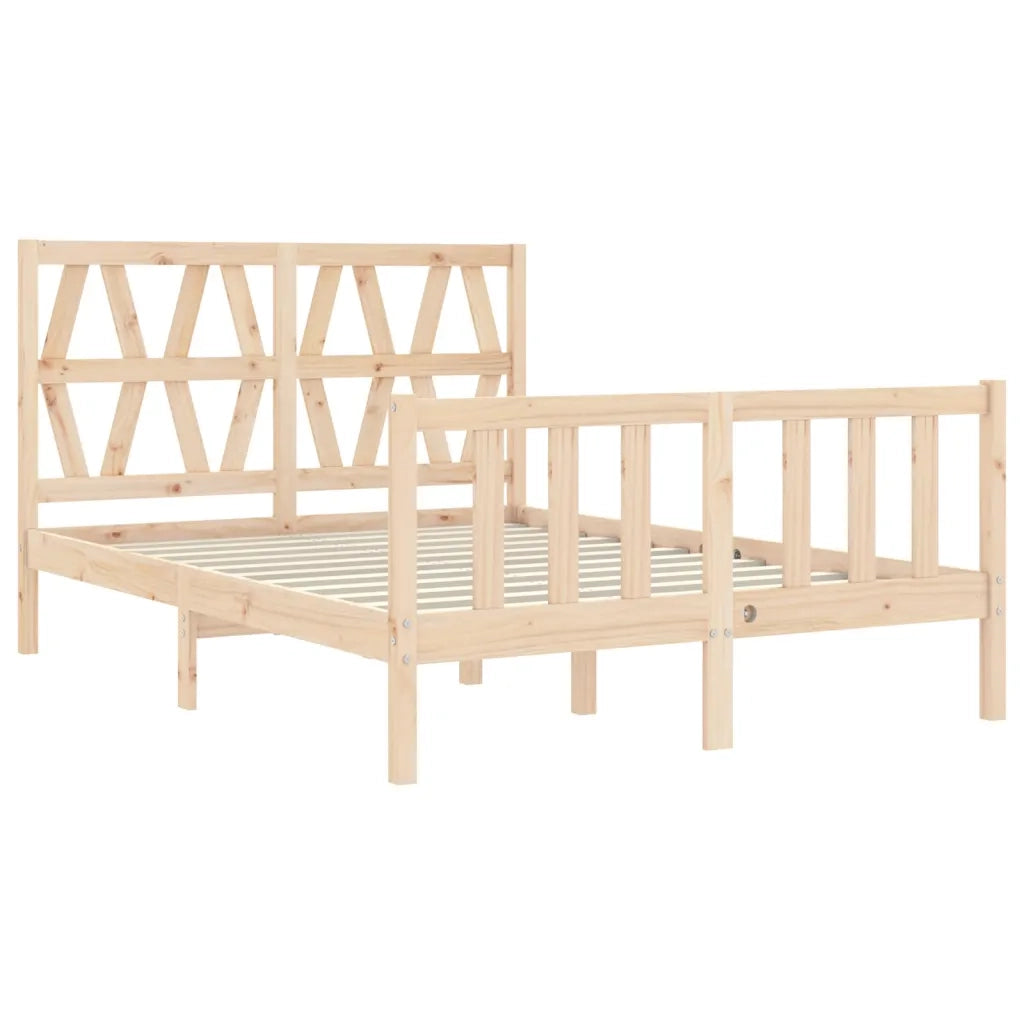 Giroletto senza Materasso 140x200 cm in Legno Massello di Pino 3192491