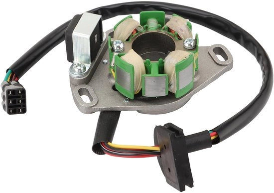 Magneto Stator di Riparazione a 4 Avvolgimenti 6 Conduttori - Compatibile con RM250Z 2006 - RM250 2001-2006 - 32101-37F00 - 32101-37F10 - Alta Qualità - Componente Motore