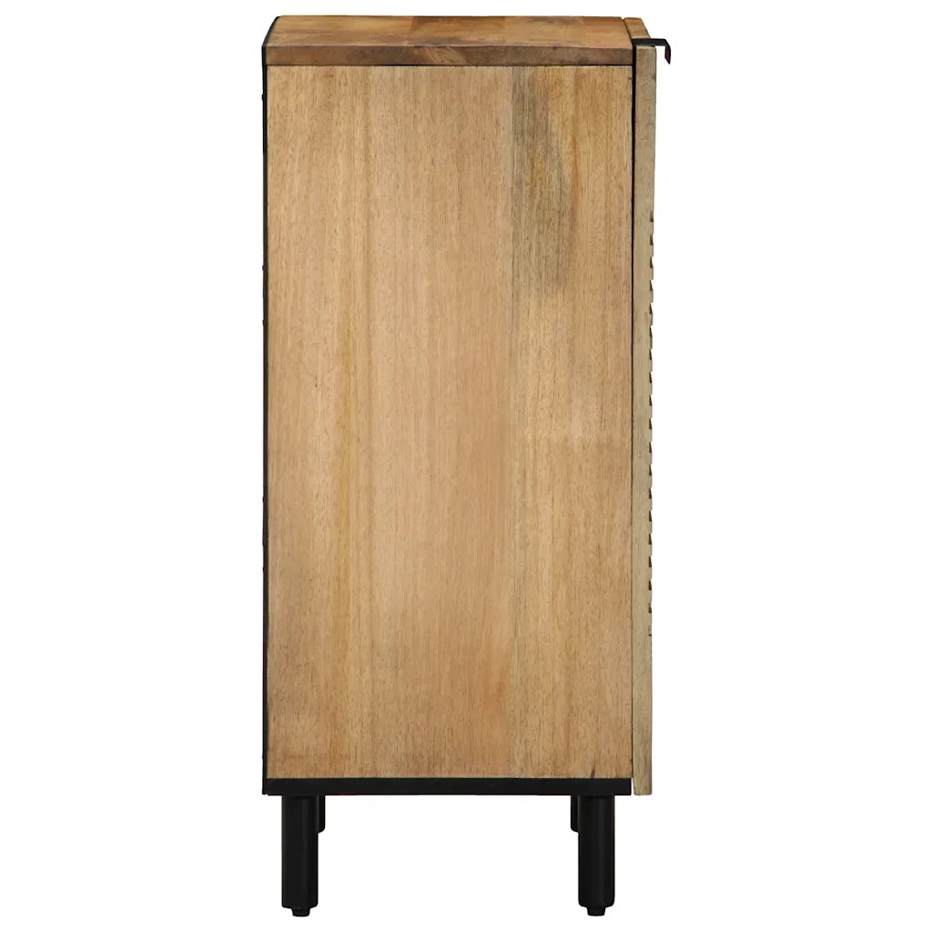 Credenza Marrone 40x33x75 cm in Legno Massello di Mango 4017744