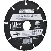 DISCO RIPPING LEGNO PVC INDUSTRIAL GRINDING - MM 115X22,2 H.MM 1,2