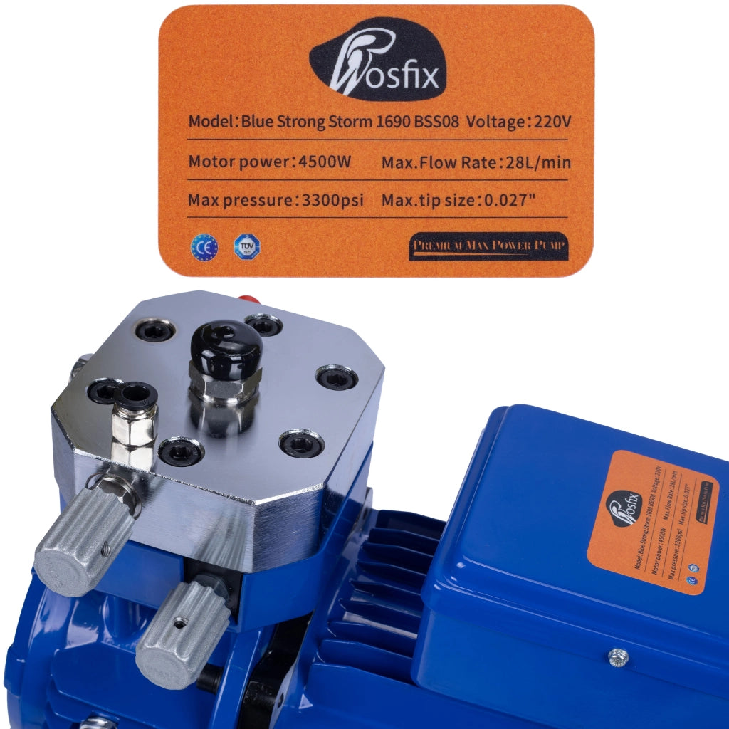 Pompa Airless Rosfix Blue Strong Storm 1690 BSS08 – Motore 4500W, 22MPA, 28L/min
