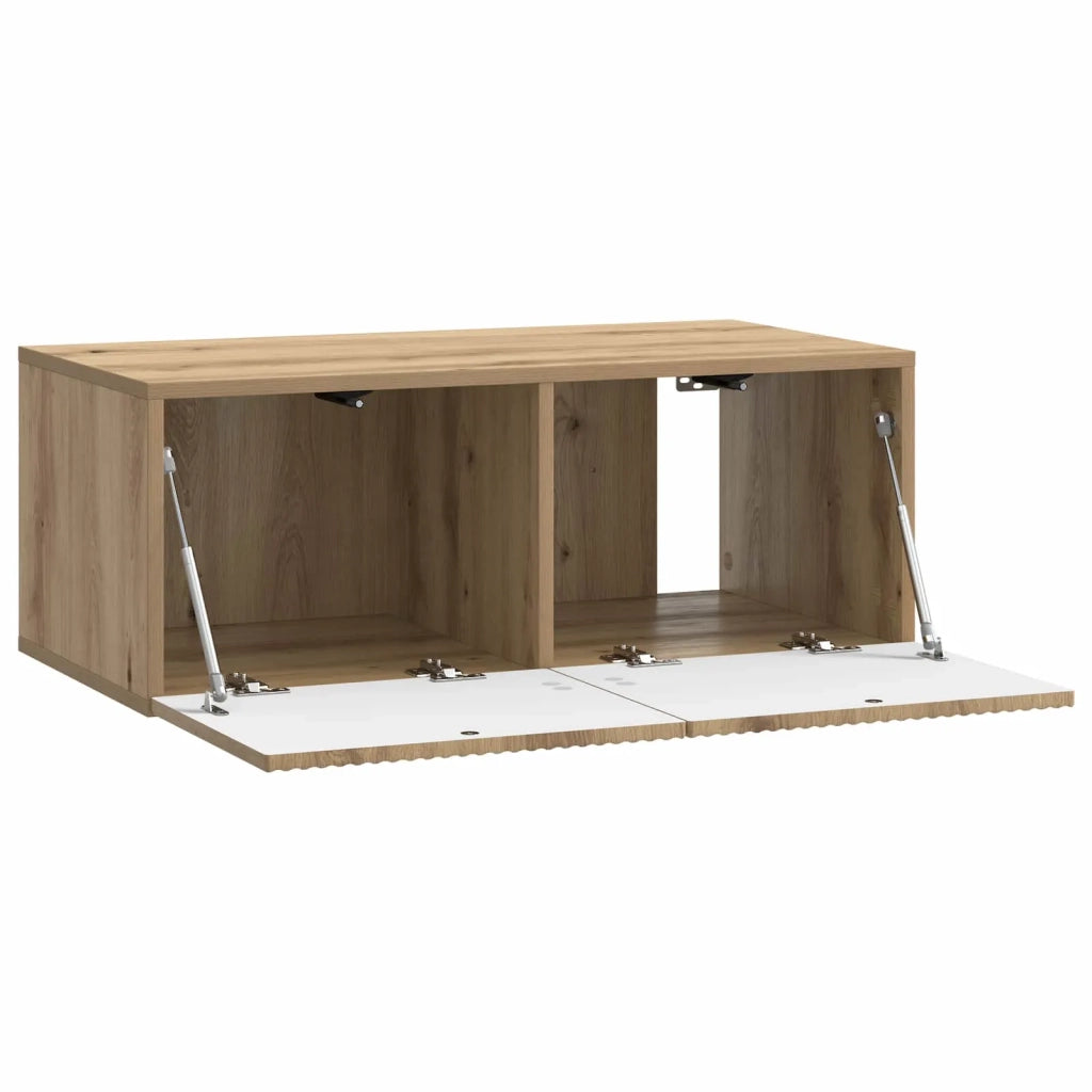 Mobile Porta TV da Muro Rovere Artigianale 78,5 x 41 x 30 cm 898524