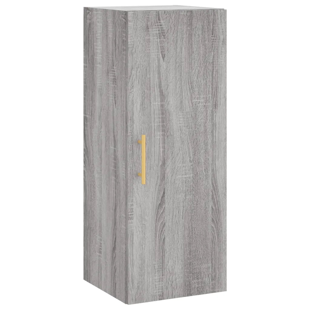 Mobile a Parete Grigio Sonoma 34,5x34x90 cm 828850