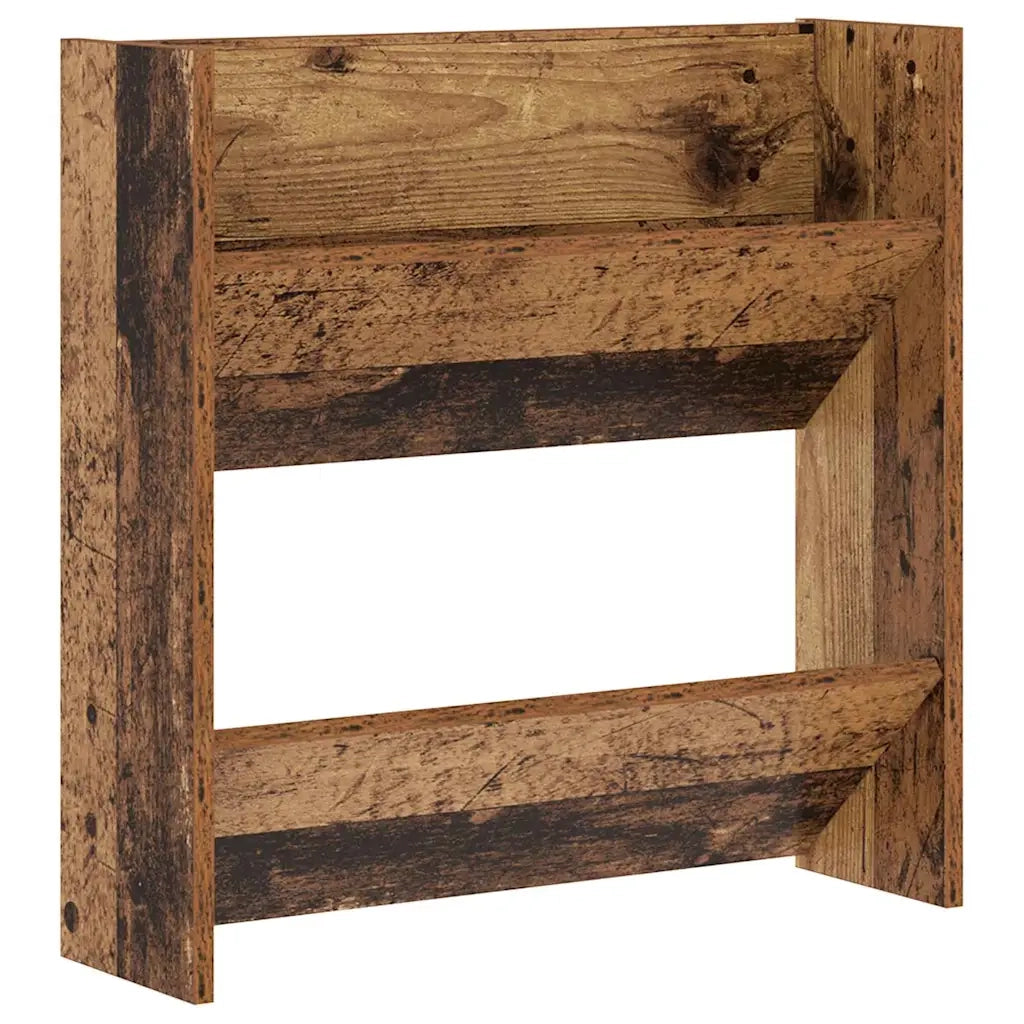 Mobile per scarpe 2 pcs Legno vecchio 60 x 18 x 60 cm 875141