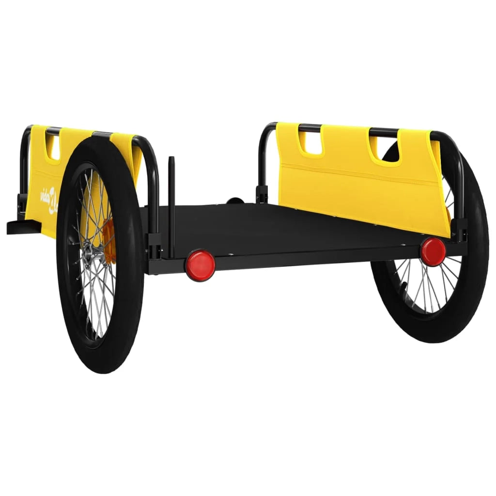 Rimorchio per bici tessuto Oxford ferro giallo 02_0044190