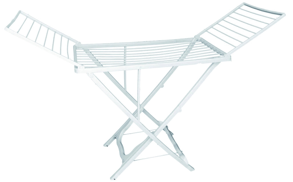 STENDIBIANCHERIA A CAVALLETTO STENDYPRATIKO cm.170x50x115 h stenditura mt. 18 con ruote