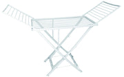 STENDIBIANCHERIA A CAVALLETTO STENDYPRATIKO cm.170x50x115 h stenditura mt. 18 con ruote