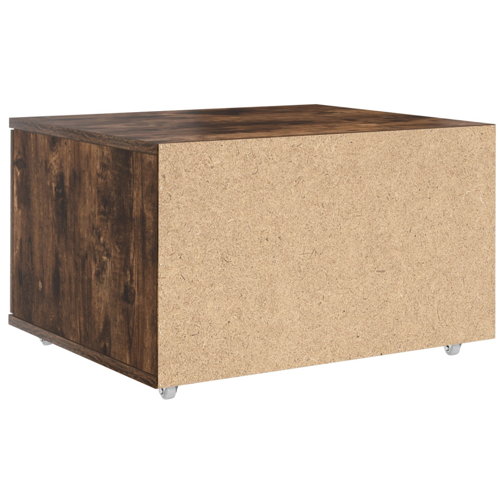 Mobile da Cassetto Rovere Affumicato MDF con Impiallacciatura