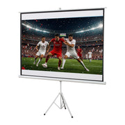 Schermo Proiettore 100 Pollici 4K HD 4:3 con Treppiede ¨C zephmum ¨C Bianco