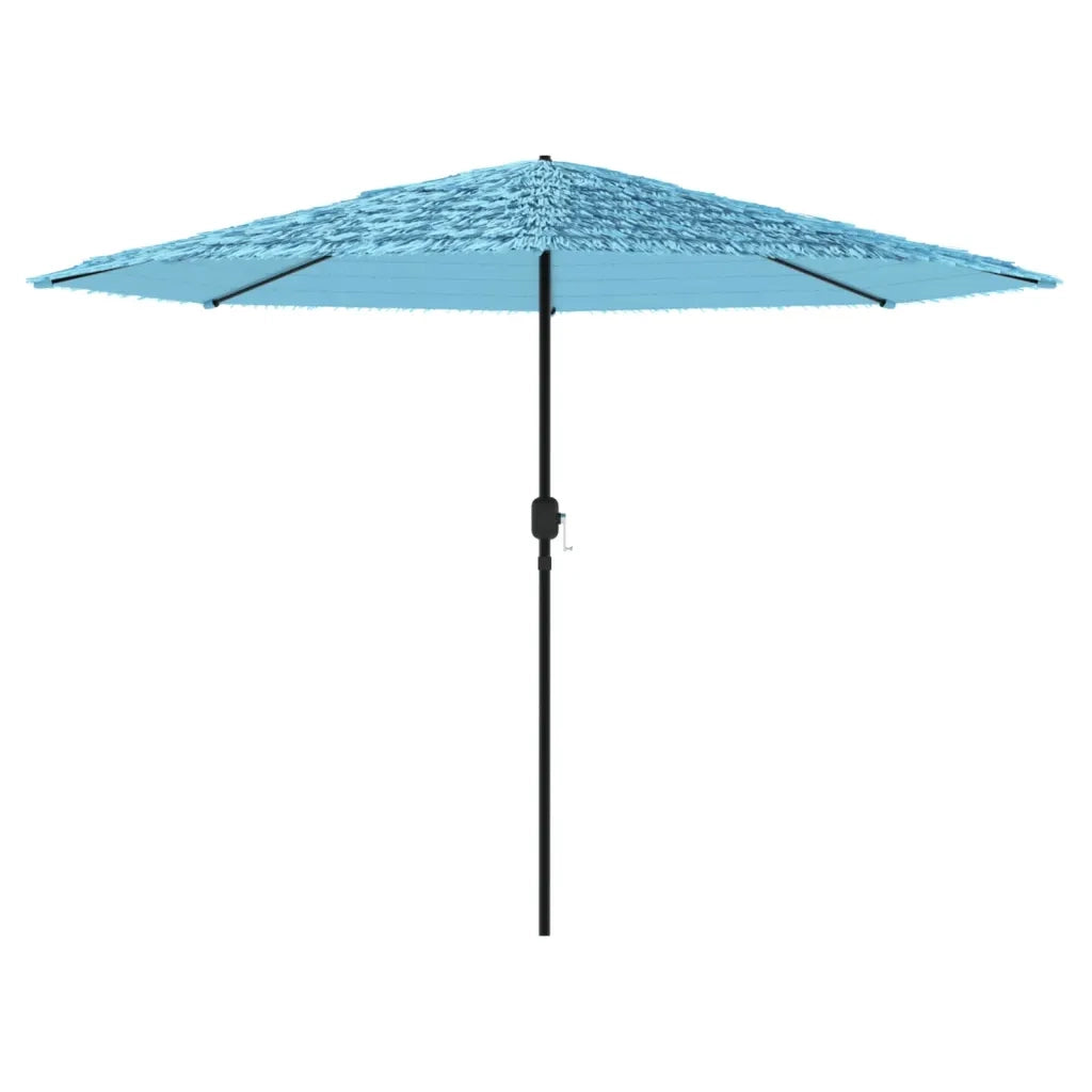 Ombrellone Giardino con Palo in Acciaio Blu 388x388x248 cm 4005114