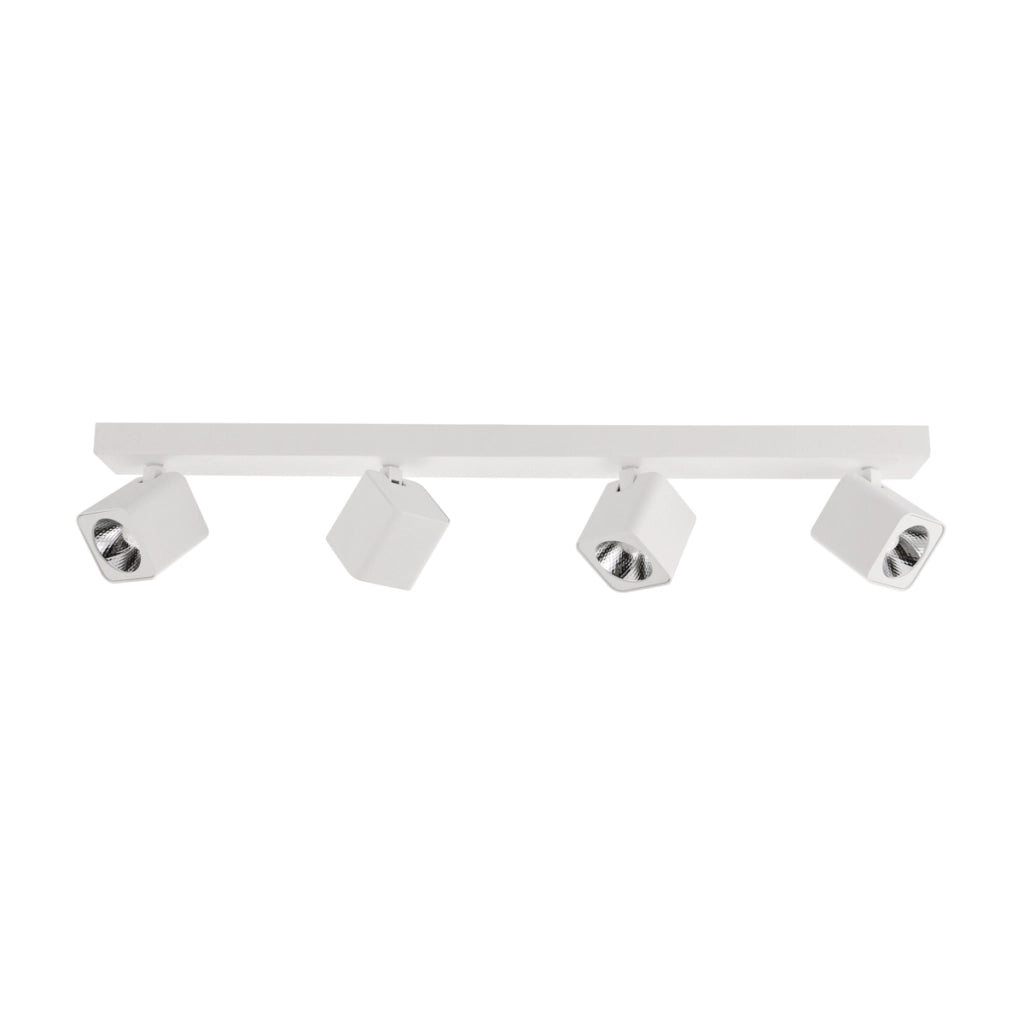 Spot plafoniera 4 luci orientabili bianca LED 20W Italux