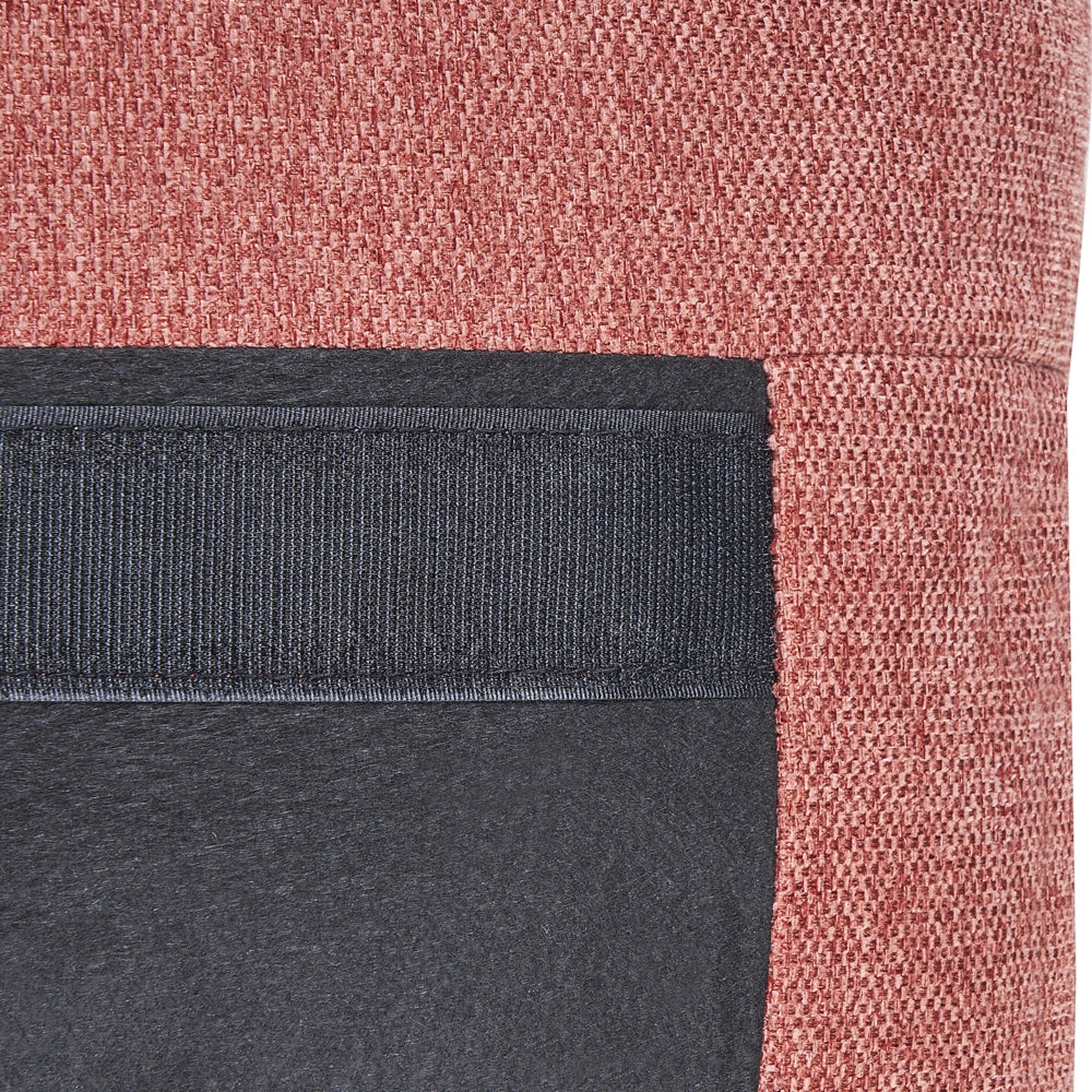 Divano 3 posti in tessuto rosa con piedi dorati curve morbide stile glamour elegante soggiorno
