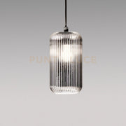 RAIKA V/G - VETRO SOFFIATO CROMO SPECCHIATO CON DECORAZIONE COSTE VERTICALI D.15,3CM