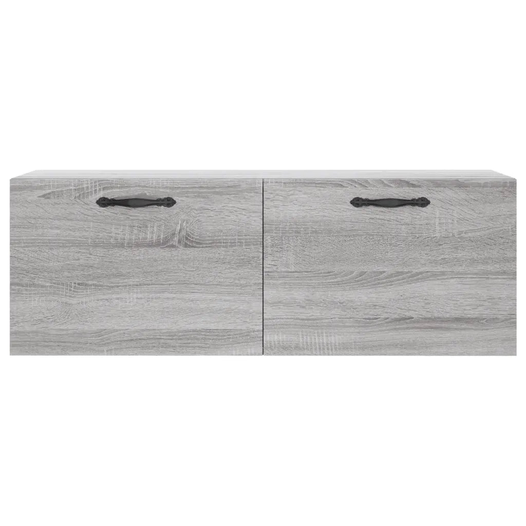 vidaXL Mobile a Parete Grigio Sonoma 100x36,5x35 cm Legno Multistrato
