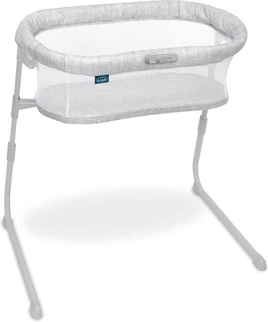 Babypieghevole con letto notturno, tessuto respirante, guanciale impermeabile e regolabile piedistallo per neonati di entrambi i sessi