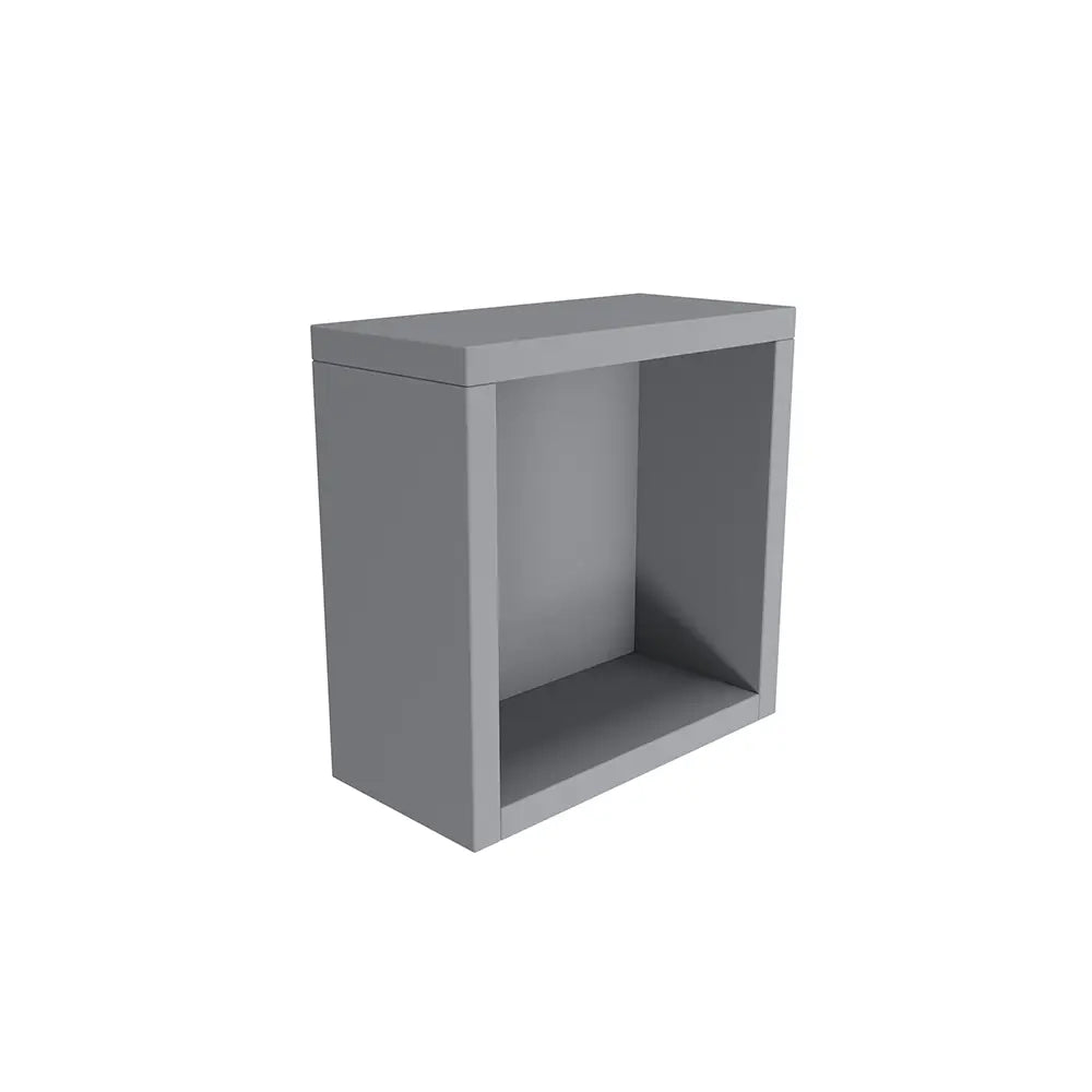 Pensile bagno a giorno sospeso 25x25cm color grigio opaco| Moor