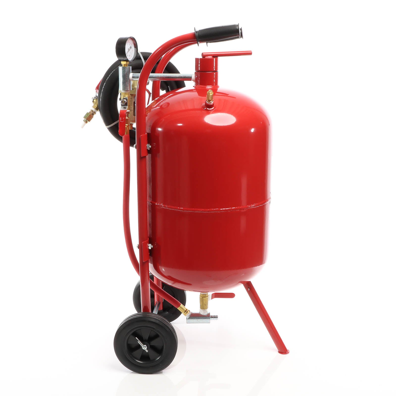 Sabbiatrice portatile da 38 L Attrezzo per sabbiatura ad aria compressa con accessori