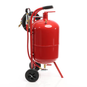 Sabbiatrice portatile da 38 L Attrezzo per sabbiatura ad aria compressa con accessori