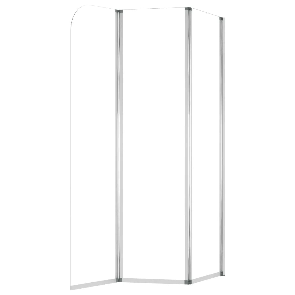Cabine da Bagno 2 pz 104x130 cm in Vetro Temperato Trasparente cod mxl 40544