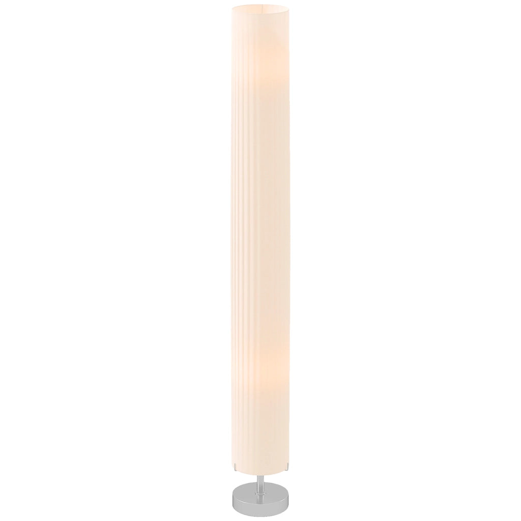 Lampada da terra per soggiorno e camera da letto ¨C zephmum ¨C bianco 14x14x120 cm