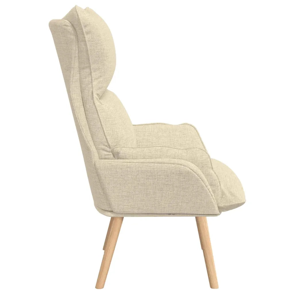 poltrona Crema 69 x 74 x 93 cm Tessuto e compensato 42001872